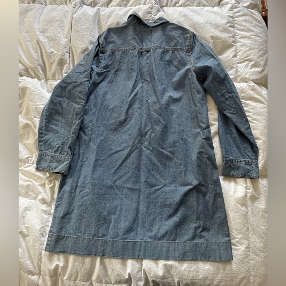 NWT J.Crew chambray dress size large - Picture 2 of 4